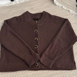 Quince Cropped Cotton Cardigan